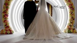 <b>3. </b>Actress Farah Al Hady Wedding Look Details