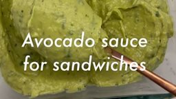 Avocado Sauce for Sandwiches | Daleeeel.com