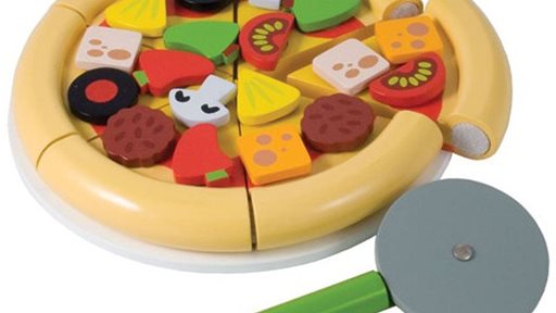 Plastic and Wooden kids Pizza toys