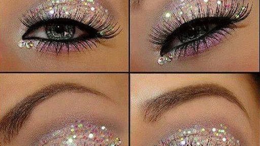 Glamorous Sparkling makeup