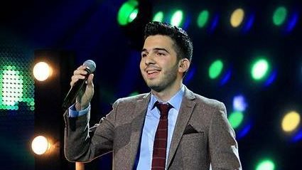 Hazim Al Sharif wins the Arab Idol Season 3 competition