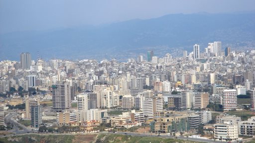 Photos of Beirut from the plane in 2006