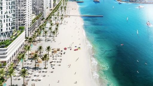 Emaar Beachfront ... a new private island set to bring Miami-style living to Dubai Marina 