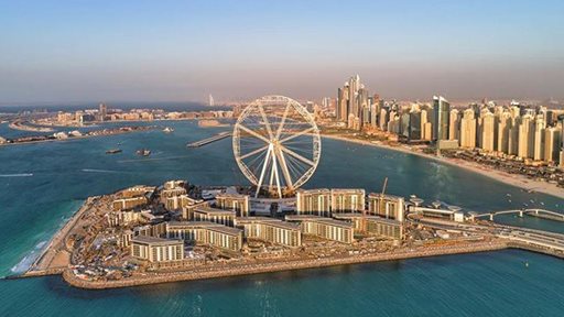 Ain Dubai, set to become the largest Ferris wheel in the world, will have the capacity to host around 1,400 people - the same as three Emirates A380s.