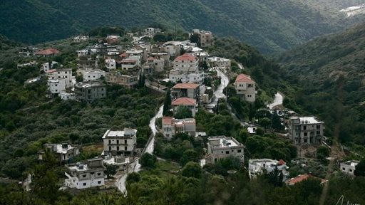 Mechref Area in Lebanon Before and After the Fires