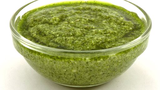 Ingredients of Basil Pesto Sauce