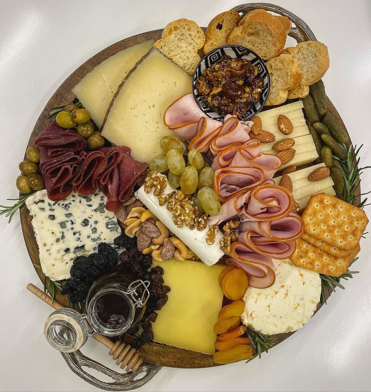 What do you add to your cheese platters?