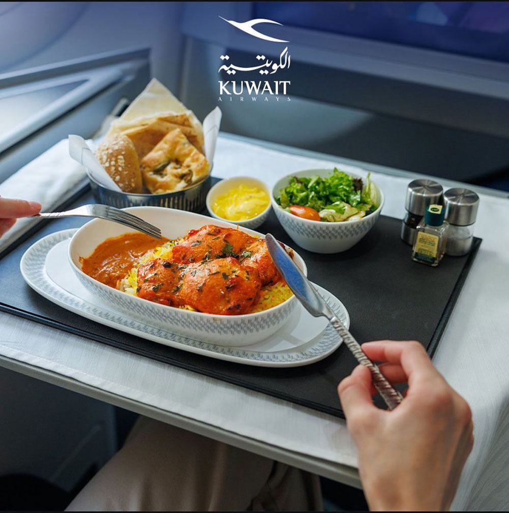 Kuwait Airways ranked best in terms of Quality of Meals