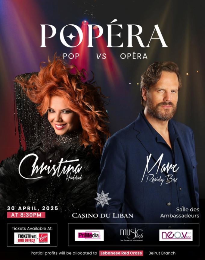 Christina Haddad and Marc Reaidy Baz Concert Details in Lebanon